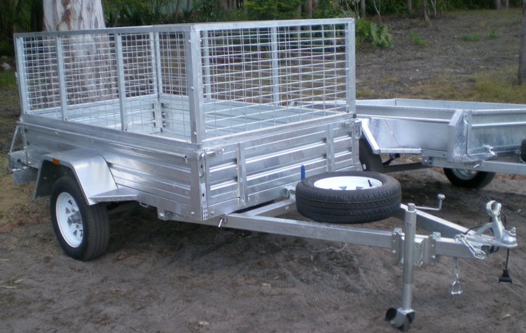 Caged Trailer- Tandem Axle