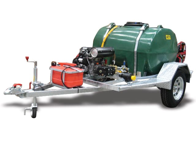 Trailered Petrol Water Blaster 2900 PSI - 32LPM