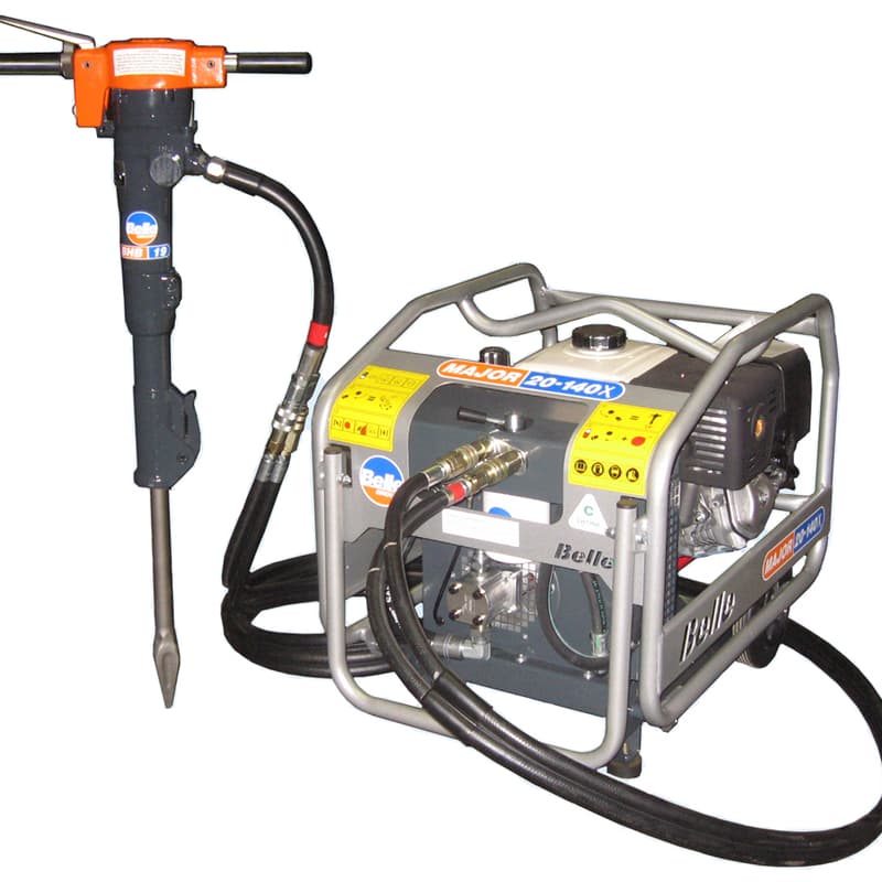 Hydraulic Breaker with Portable Petrol Powerpack