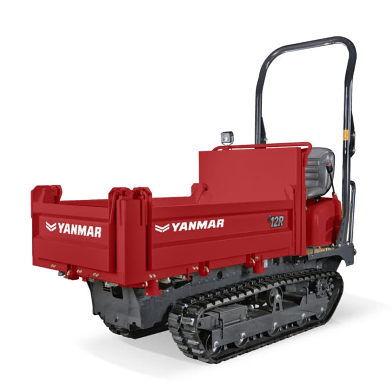3-Way Tracked Dumper/ Carrier C12 on Trailer